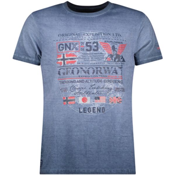 Geo Norway Geo Norway  Majice kratkih rukava SW1562HGNO-NAVY  Geo Norway