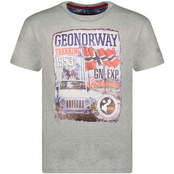 Geo Norway Geo Norway  Majice kratkih rukava SW1959HGNO-BLENDED GREY  Geo Norway