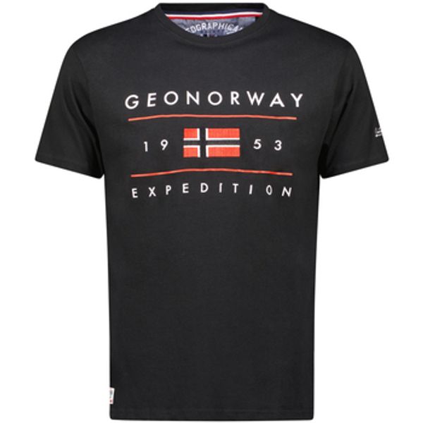 Geo Norway Geo Norway  Majice kratkih rukava SY1355HGN-Black  Geo Norway
