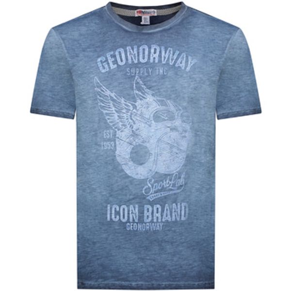 Geo Norway Geo Norway  Majice kratkih rukava SY1360HGN-Navy  Geo Norway