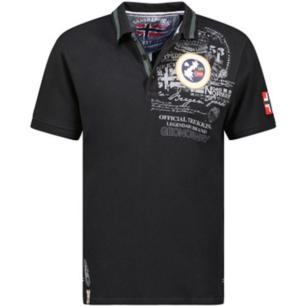 Geo Norway Geo Norway  Polo majice kratkih rukava SY1357HGN-Black  Geo Norway