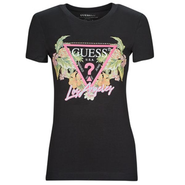 Guess Guess  Majice kratkih rukava SS CN TRIANGLE FLOWERS TEE  Guess