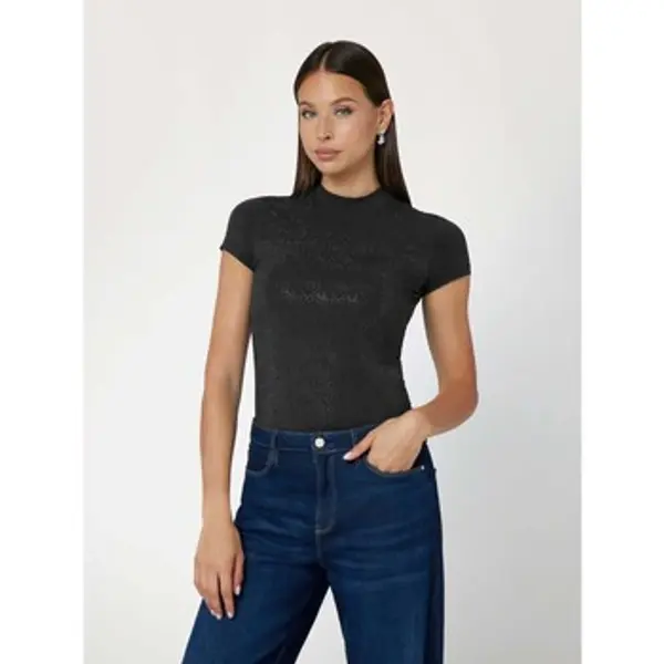Guess Guess  Majice / Polo majice Ss Mock Neck All Over 4G Tee  Guess