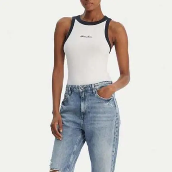Guess Guess  Majice s naramenicama i majice bez rukava Camisetas Mujer Modèle W6gpz8 Kf641  Guess