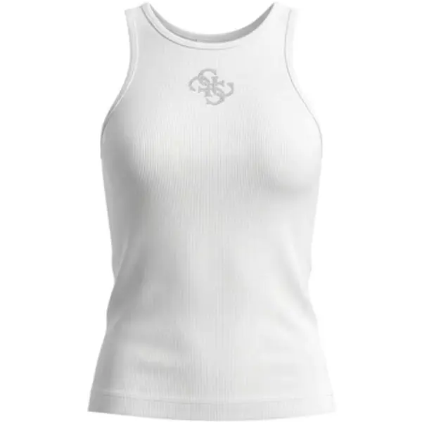 Guess Guess  Majice s naramenicama i majice bez rukava SL ROUND NK GUENDALINA TOP W6RP39 KD092  Guess