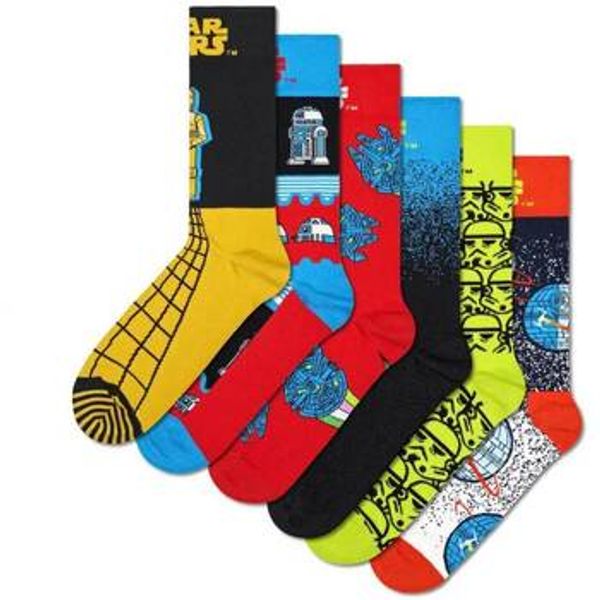 Happy socks Happy socks  Visoke čarape STAR WARS6-PACK GIFT SET  Happy socks