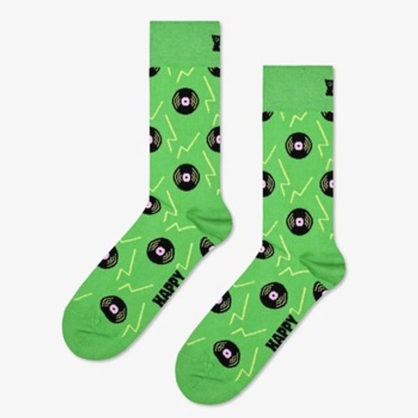 Happy socks Happy socks  Visoke čarape VINYL GREEN SOCK  Happy socks