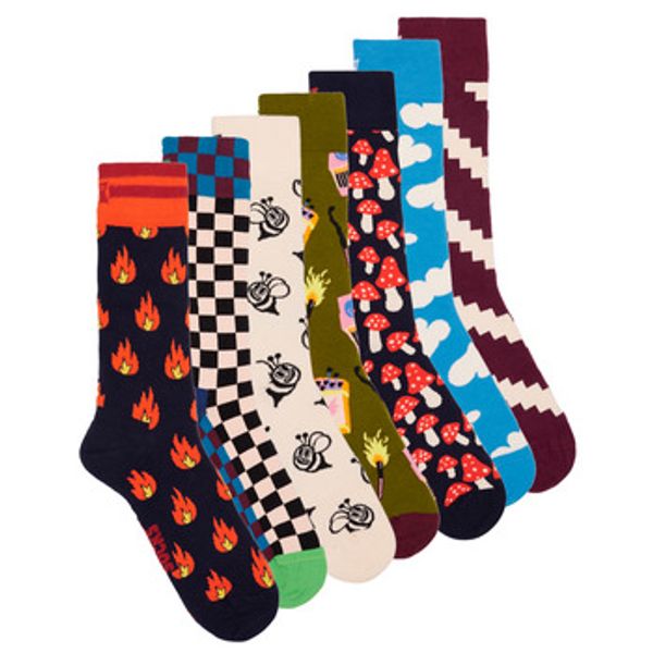 Happy socks Happy socks  Visoke čarape WILD WEEK SOCKS X7  Happy socks