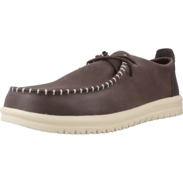 HEYDUDE HEYDUDE  Derby cipele Informales Hombre Modèle Wally Nxt Moc Leather  HEYDUDE