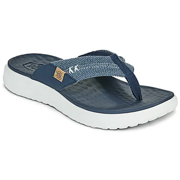 HEYDUDE HEYDUDE  Japanke Finn Flip Braided Navy  HEYDUDE