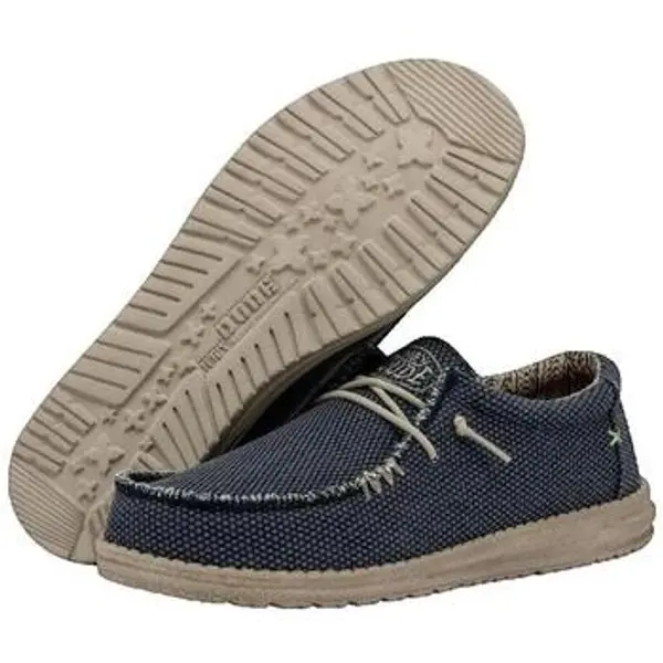 HEYDUDE HEYDUDE  Mokasinke Mocassins  Wally Braided bleu  HEYDUDE