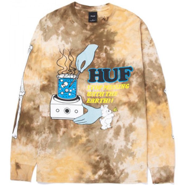Huf Huf  Majice / Polo majice T-shirt mess tiedye ls  Huf
