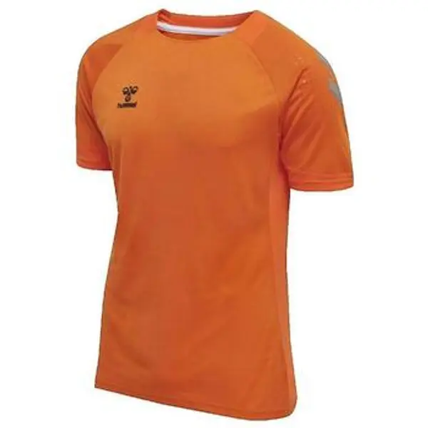 hummel hummel  Majice kratkih rukava T-shirt  hmlLEAD S/S POLY JERSEY orange  hummel