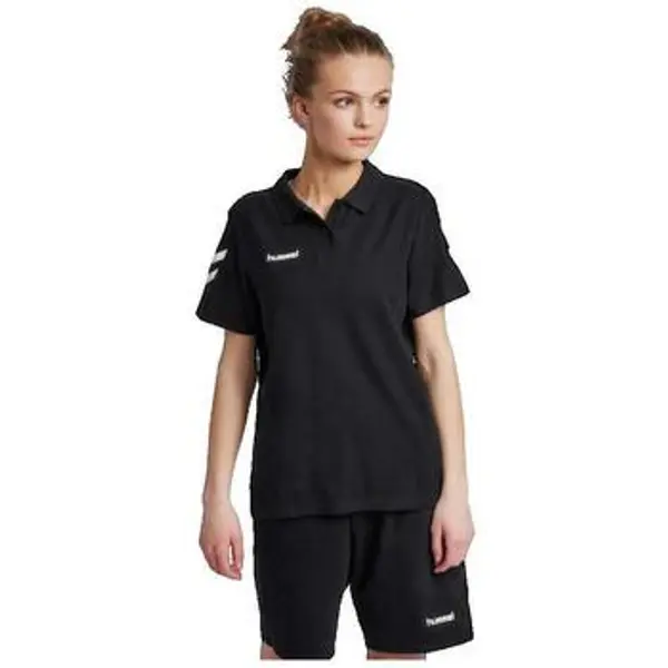 hummel hummel  Polo majice kratkih rukava Polo  Go Cotton manches courtes noir  hummel