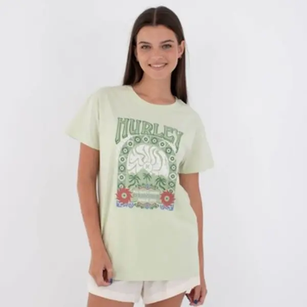 Hurley Hurley  Majice / Polo majice Camisetas Mujer Modèle Organic Mikonos Tee  Hurley