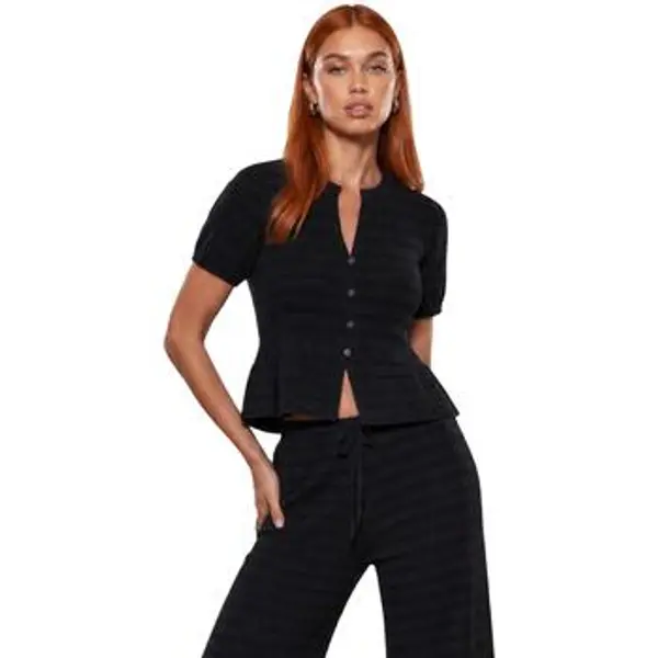 I Am I Am  Veste i kardigani Cardigan Viscosa Ricamato 95177 pointelle  I Am