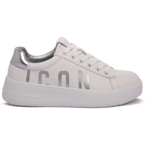 Icon Icon  Modne tenisice WHITE SILVER  Icon