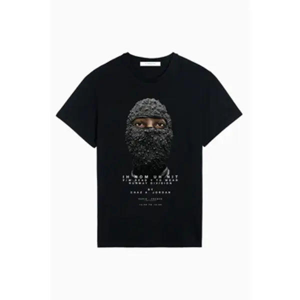 Ih Nom Uh Nit Ih Nom Uh Nit  Majice kratkih rukava T-SHIRT NUS26247 BLACK  Ih Nom Uh Nit