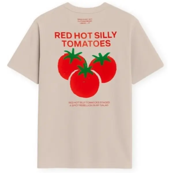 Imago Imago  Majice / Polo majice T-Shirt Tomatoes - Beige  Imago