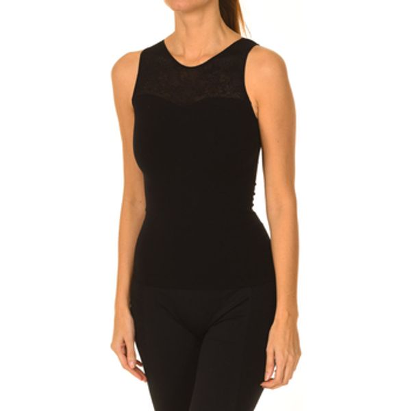 Intimidea Intimidea  Majice s naramenicama i majice bez rukava 212613-NERO  Intimidea