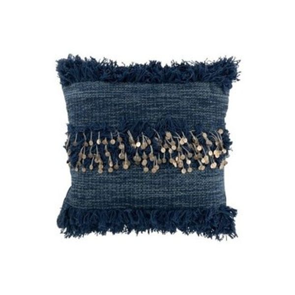 J-line J-line  Jastuci COUSSIN BORD MIROIR COT BLEU (45x45x4cm)  J-line