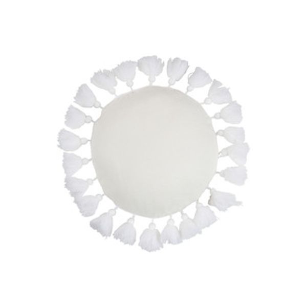 J-line J-line  Jastuci COUSSIN ROND FLO POLYE BLA (45x45x14cm)  J-line