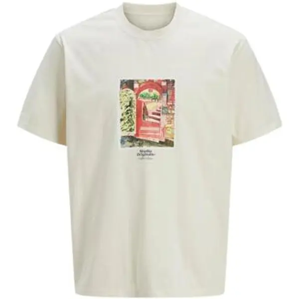 Jack & Jones Jack & Jones  Majice kratkih rukava 12273494 antiquewhit  Jack & Jones