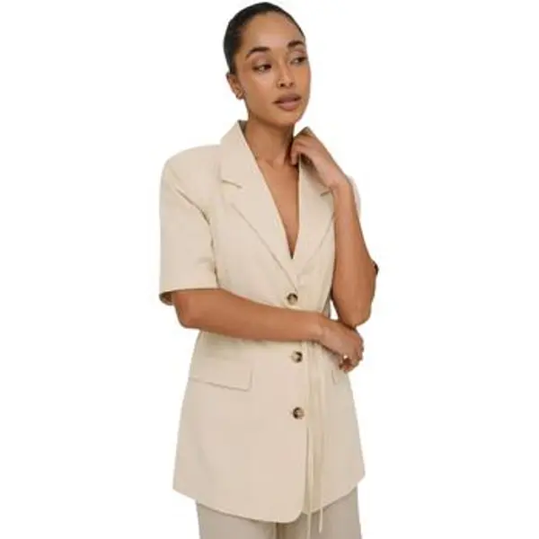 Jacqueline De Yong Jacqueline De Yong  Jakne i sakoi Jdynaomi Linen S/S Belt Blazer Tlr 15373938  Jacqueline De Yong