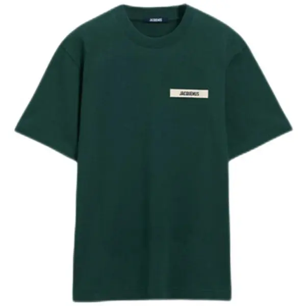 Jacquemus Jacquemus  Majice kratkih rukava LE T-SHIRT GROS GRAIN DARK GREEN  Jacquemus
