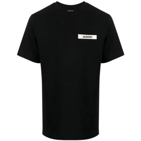 Jacquemus Jacquemus  Majice kratkih rukava LE T-SHIRT LE GROS GRAIN BLACK  Jacquemus