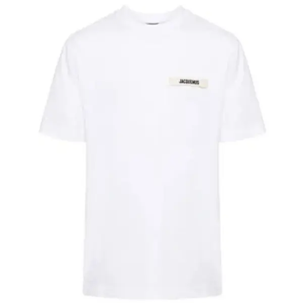 Jacquemus Jacquemus  Majice kratkih rukava LE T-SHIRT LE GROS GRAIN WHITE  Jacquemus