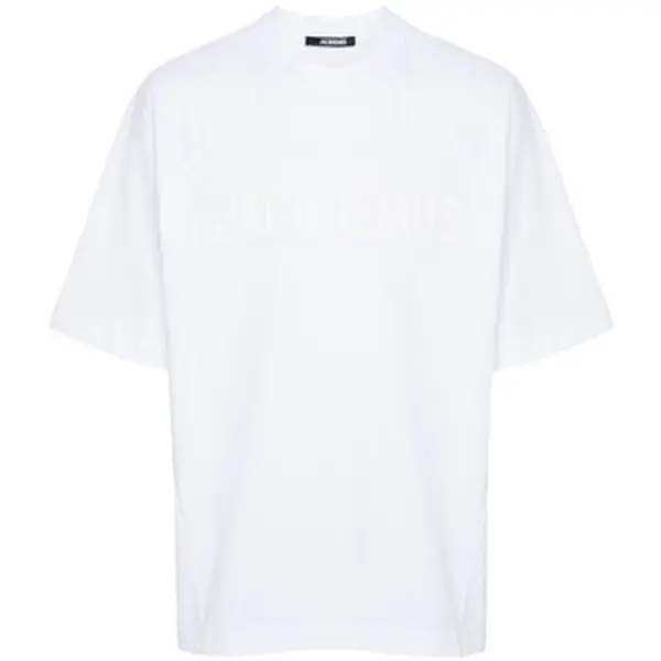 Jacquemus Jacquemus  Majice kratkih rukava LE T-SHIRT LE TYPO WHITE  Jacquemus