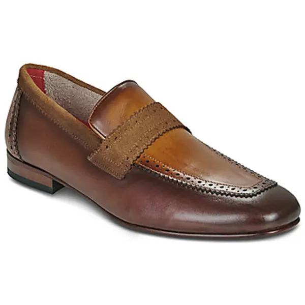 Jeffery-West Jeffery-West  Mokasinke MARTINI MID BROWN CASTANO TAN TOLEDO CAMEL VELOUR  Jeffery-West