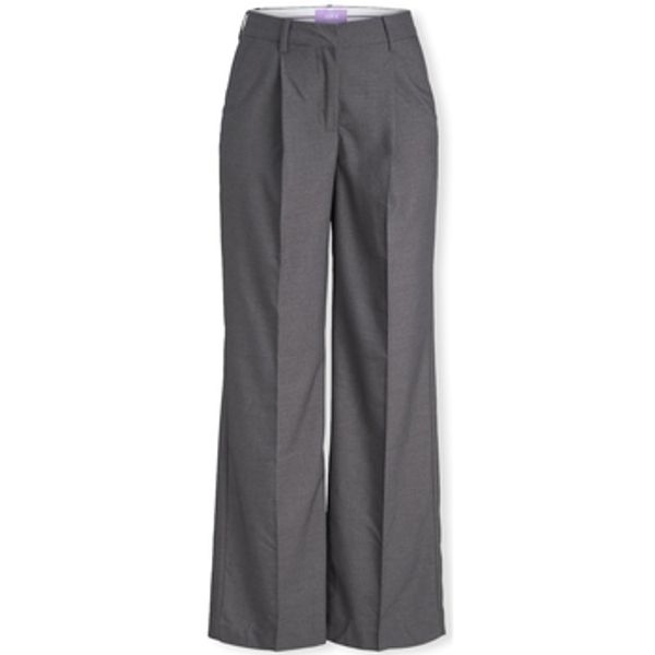 Jjxx Jjxx  Hlače Noos Ellis Wide Trousers - Dark Grey Melange  Jjxx