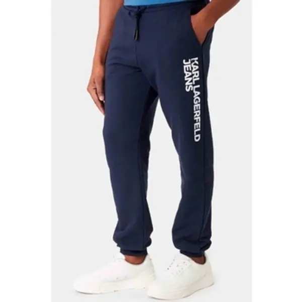 Karl Lagerfeld Karl Lagerfeld  Chino hlače i hlače mrkva kroja Pantalones Hombre Modèle Klj Text Logo Slim Sweatpa  Karl Lagerfeld