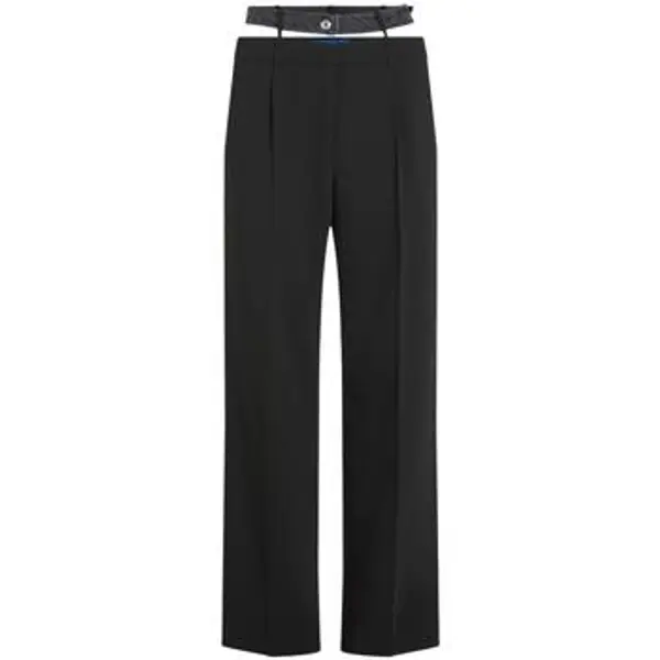 Karl Lagerfeld Karl Lagerfeld  Hlače od odijela KLJ Mixed Material Pant B1W10085  Karl Lagerfeld