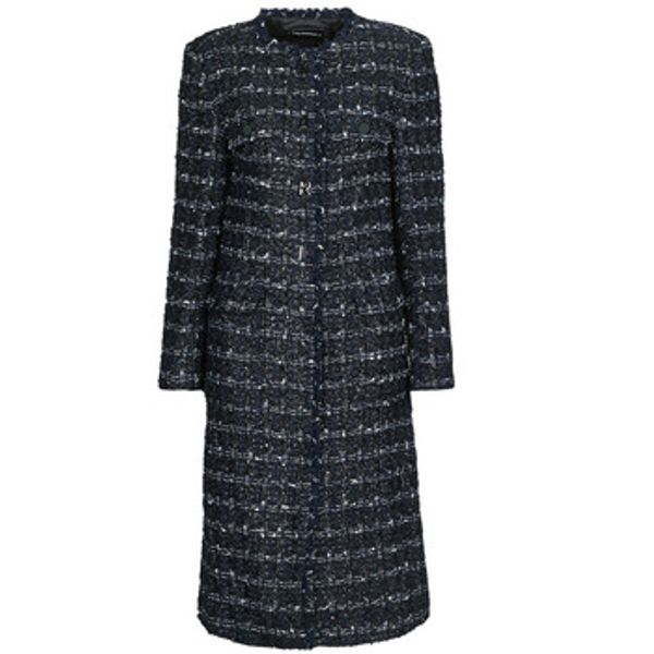 Karl Lagerfeld Karl Lagerfeld  Kaputi BOUCLE LONG JACKET  Karl Lagerfeld