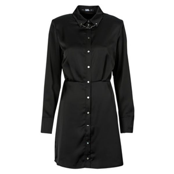Karl Lagerfeld Karl Lagerfeld  Kratke haljine karl charm satin shirt dress  Karl Lagerfeld