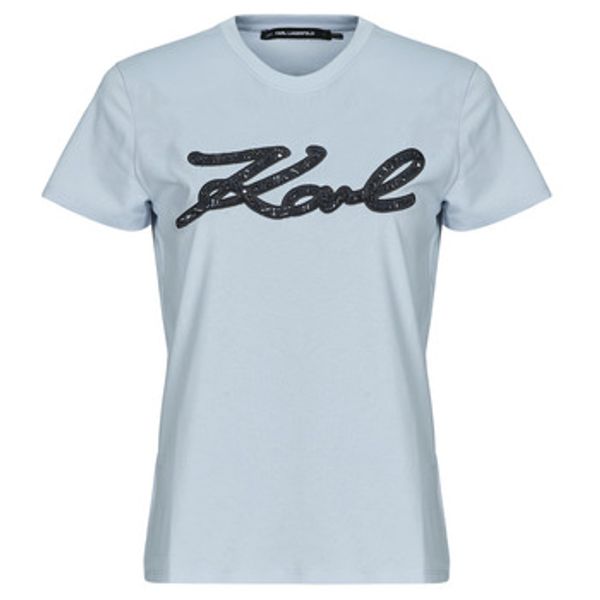 Karl Lagerfeld Karl Lagerfeld  Majice kratkih rukava BOUCLE KARL SIGNATURE T-SHIRT  Karl Lagerfeld