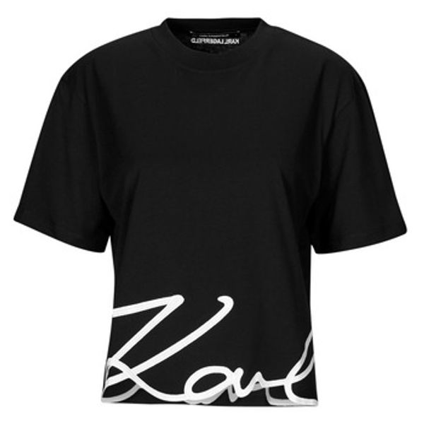 Karl Lagerfeld Karl Lagerfeld  Majice kratkih rukava KARL SIGNATURE HEM T-SHIRT  Karl Lagerfeld
