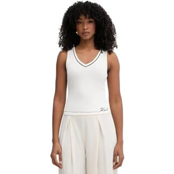 Karl Lagerfeld Karl Lagerfeld  Majice s naramenicama i majice bez rukava SIGNATURE LOUGE TANK TOP B2W44008  Karl Lagerfeld