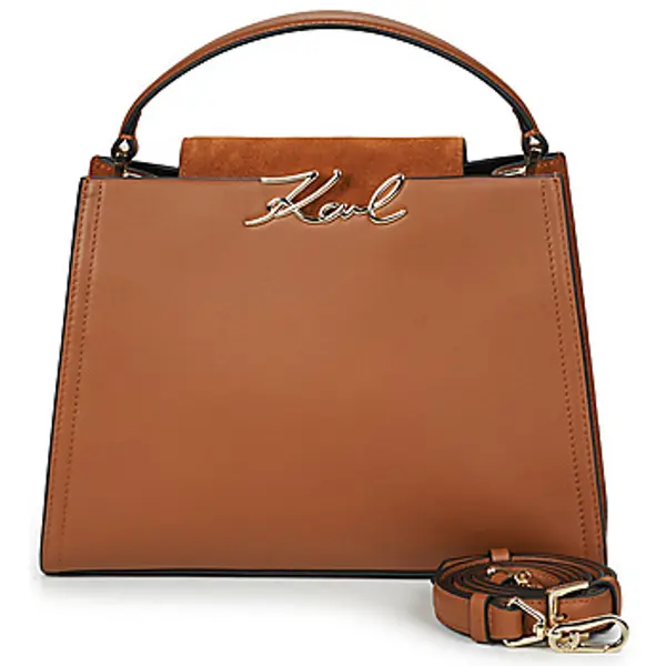 Karl Lagerfeld Karl Lagerfeld  Ručne torbe K/SIGNATURE MD TOP HANDLE SUED  Karl Lagerfeld