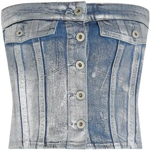 Karl Lagerfeld Karl Lagerfeld  Topovi i bluze KLJ Denim Bustier B1W11023  Karl Lagerfeld