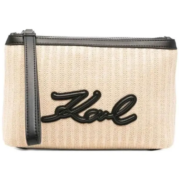 Karl Lagerfeld Karl Lagerfeld  Torbice Bolsos Mujer Modèle K/signature Raffia Pouch  Karl Lagerfeld