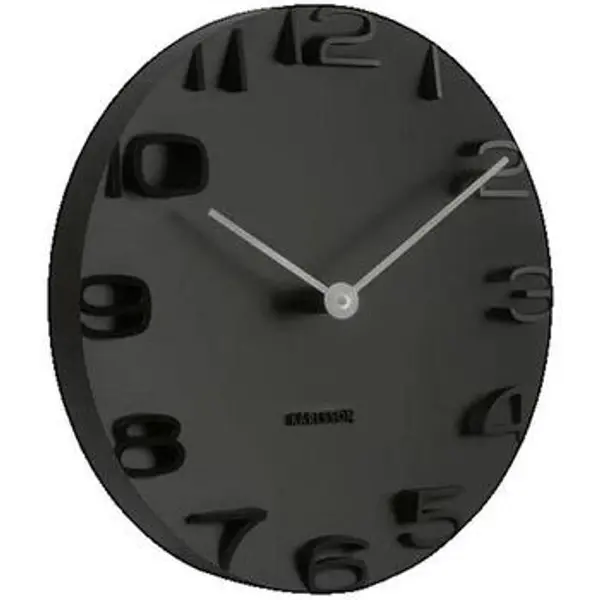 Karlsson Karlsson  Satovi Horloge Murale  On the Edge Noir  Karlsson