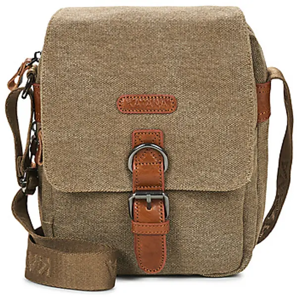 Katana Katana  Torbice 6585 POCHETTE TOILE GARNIE CUIR  Katana