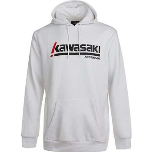Kawasaki Kawasaki  Sportske majice Killa Unisex Hooded Sweatshirt K202153 1002 White  Kawasaki