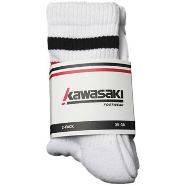 Kawasaki Kawasaki  Visoke čarape 2 Pack Socks K222068 1002 White  Kawasaki