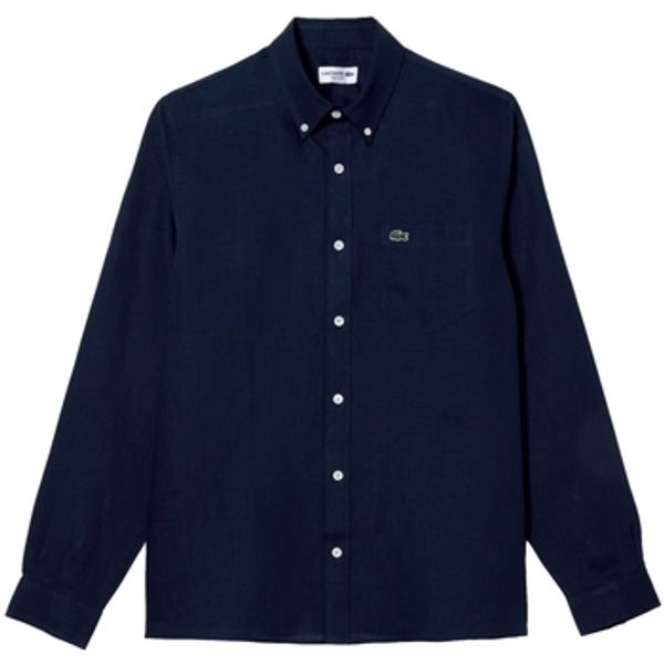 Lacoste Lacoste  Košulje dugih rukava Linen Casual Shirt - Marine  Lacoste
