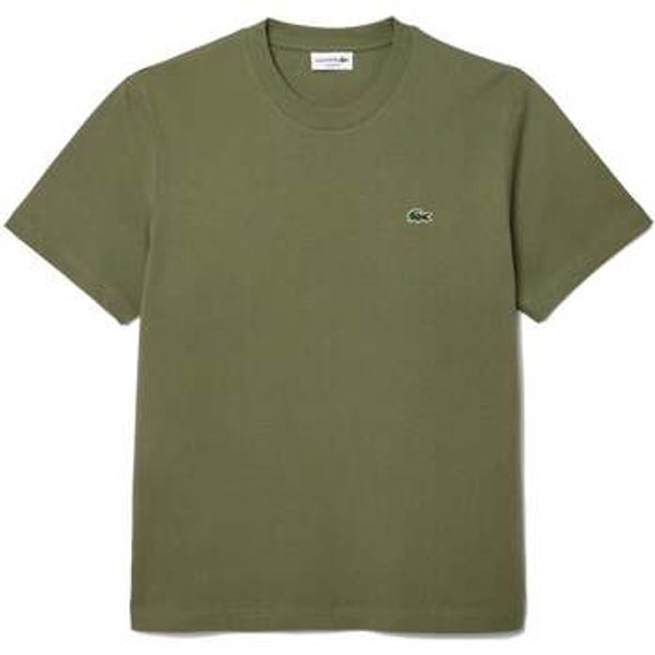 Lacoste Lacoste  Majice / Polo majice Classic Fit Cotton T-Shirt Khaki Green  Lacoste